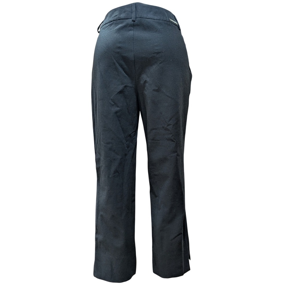 ILTM I Love Tyler Madison Large Womens Black Straight Leg Pants Vented Step Hem - Picture 3 of 7